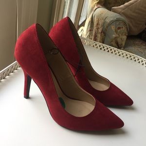 Chinese laundry red high heels size 7 1/2